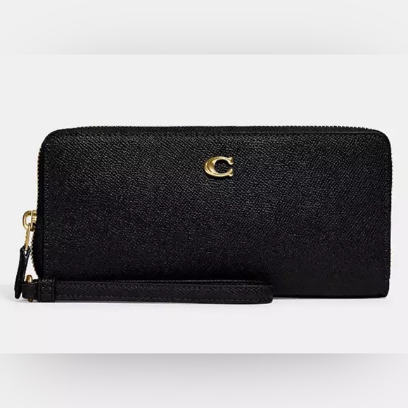 Authentic COACH 1941 Crossgrain leather zip around large wristlet - Picture 15 of 15